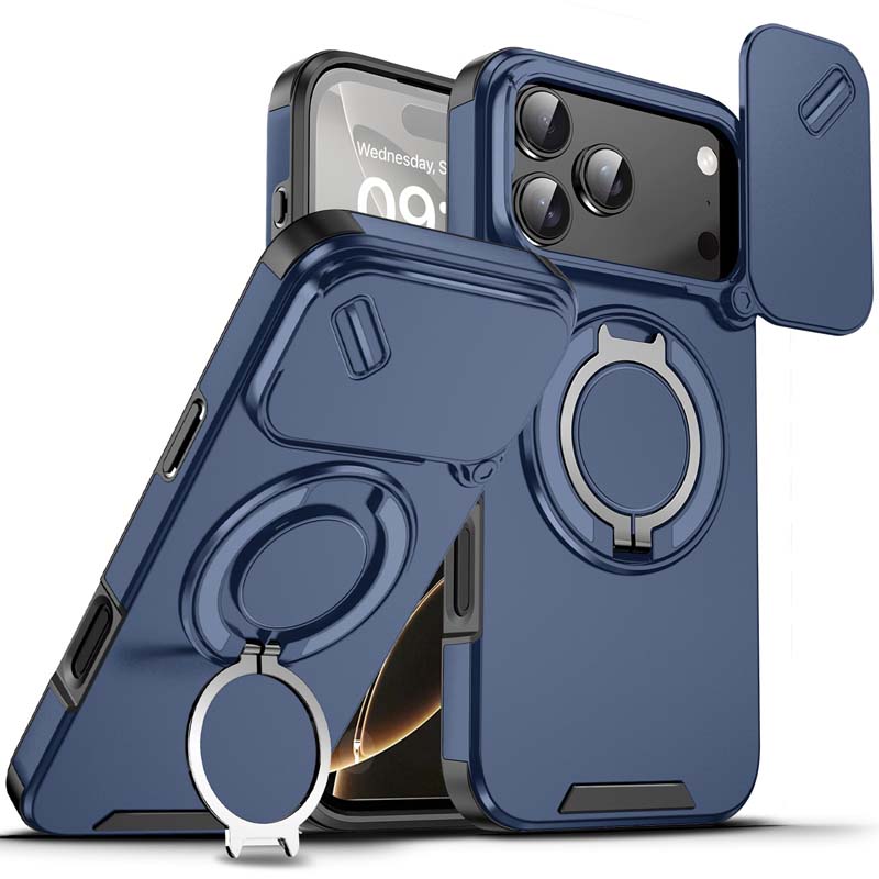 Mira Magnetic Phone Case | Military - Grade Protection, 360° Rotatable Stand - Hartwella