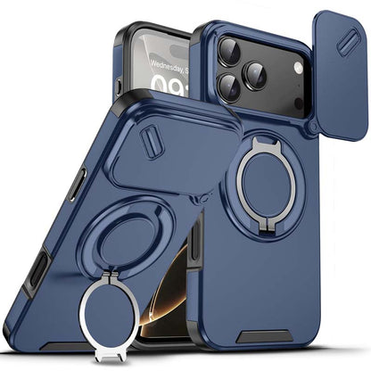 Mira Magnetic Phone Case | Military - Grade Protection, 360° Rotatable Stand - Hartwella
