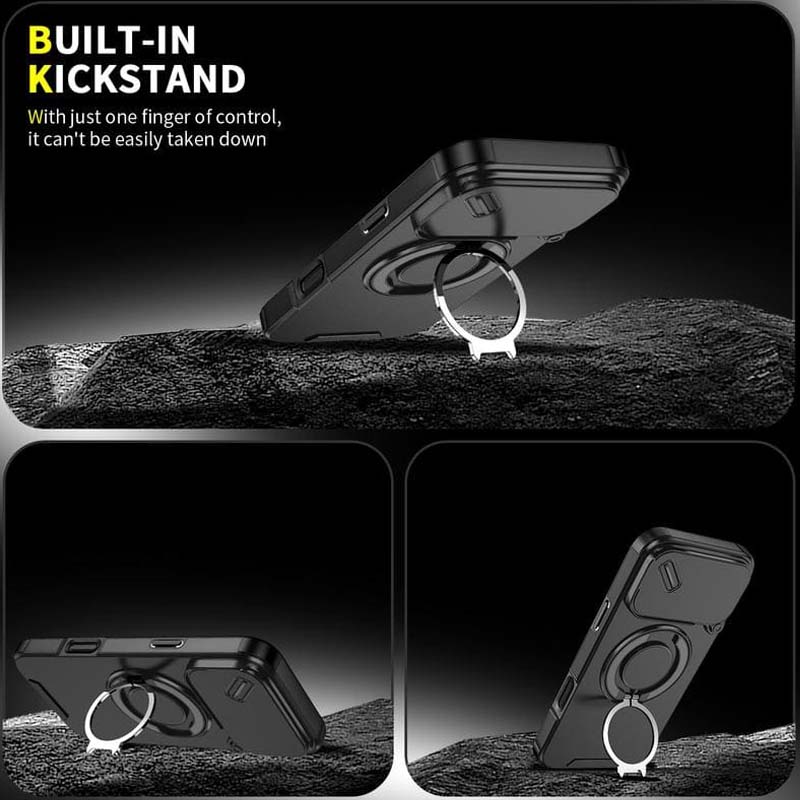 Mira Magnetic Phone Case | Military - Grade Protection, 360° Rotatable Stand - Hartwella
