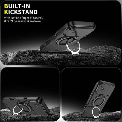Mira Magnetic Phone Case | Military - Grade Protection, 360° Rotatable Stand - Hartwella