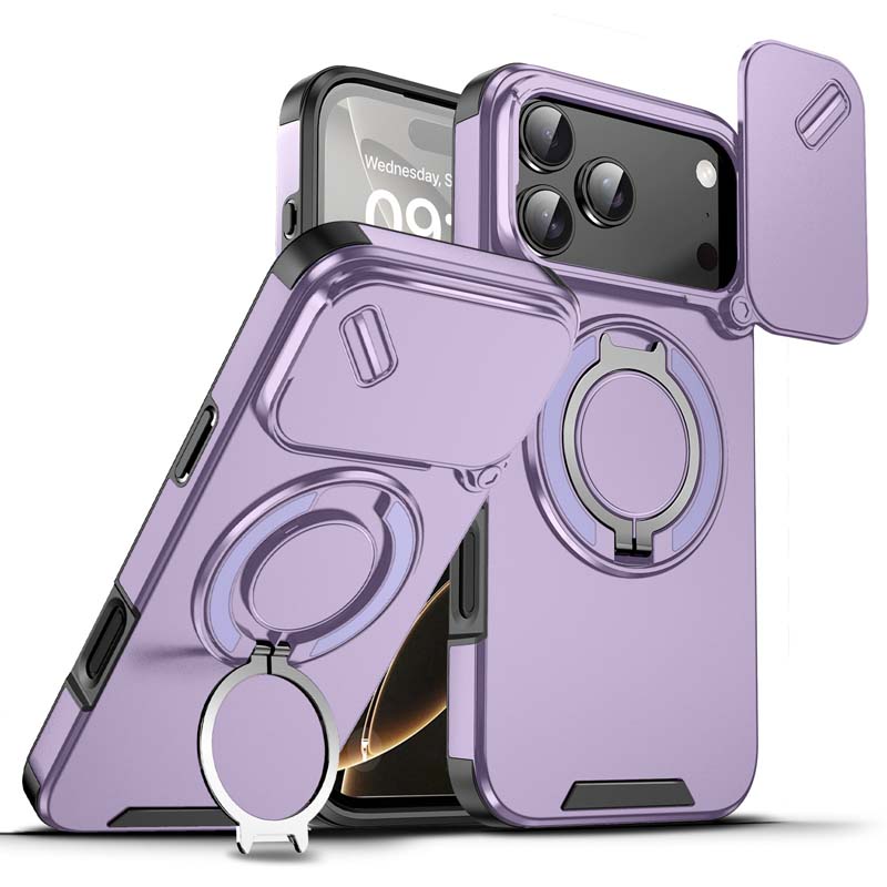 Mira Magnetic Phone Case | Military - Grade Protection, 360° Rotatable Stand - Hartwella
