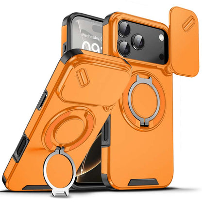 Mira Magnetic Phone Case | Military - Grade Protection, 360° Rotatable Stand - Hartwella
