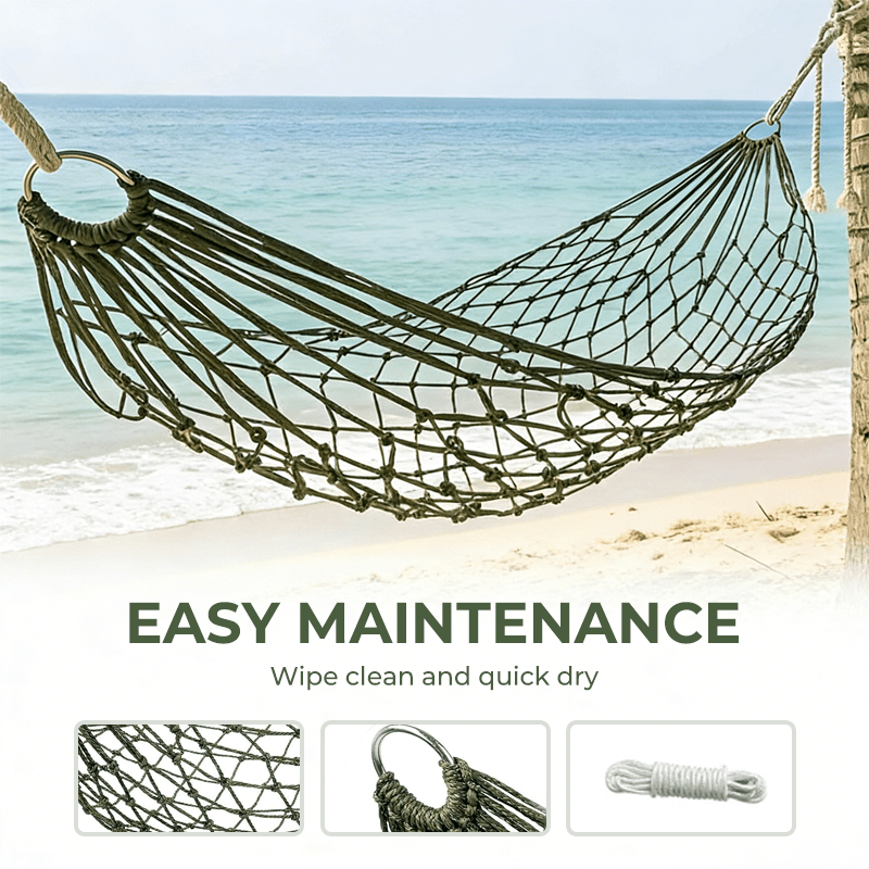 Mira Mesh Hammock | Breathable Nylon, Lightweight - Hartwella