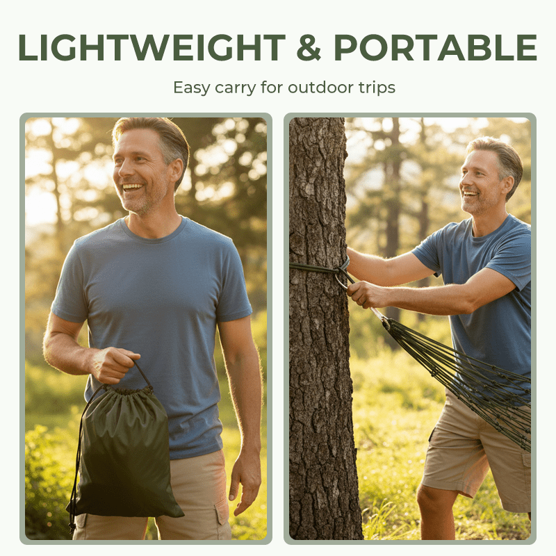 Mira Mesh Hammock | Breathable Nylon, Lightweight - Hartwella