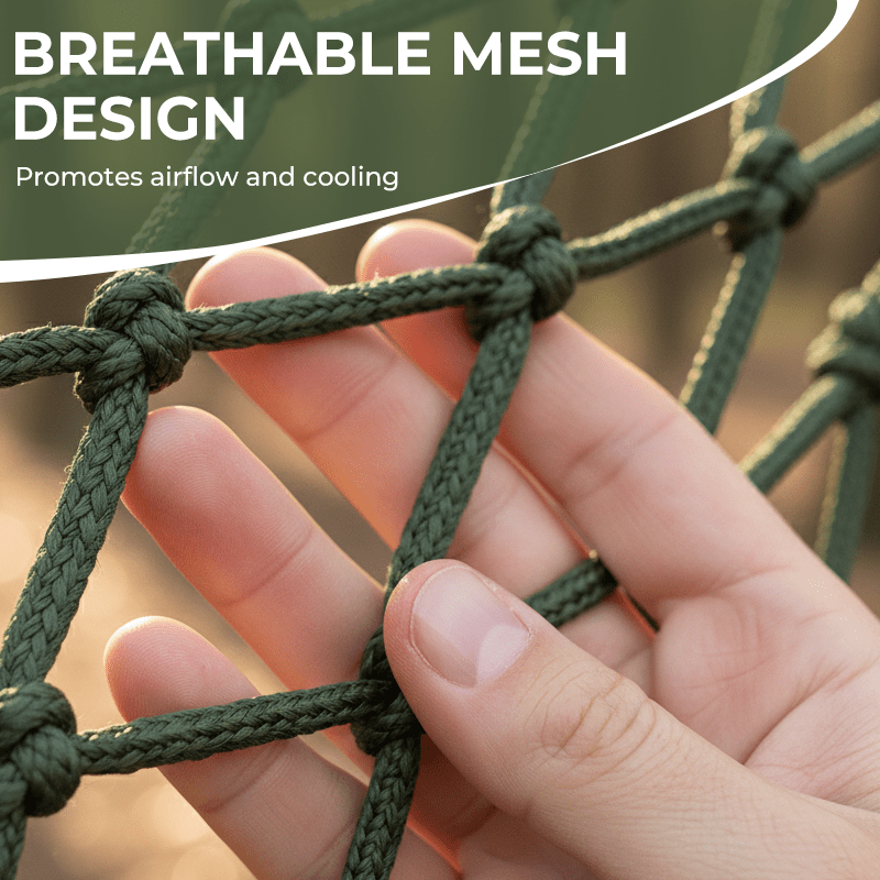 Mira Mesh Hammock | Breathable Nylon, Lightweight - Hartwella