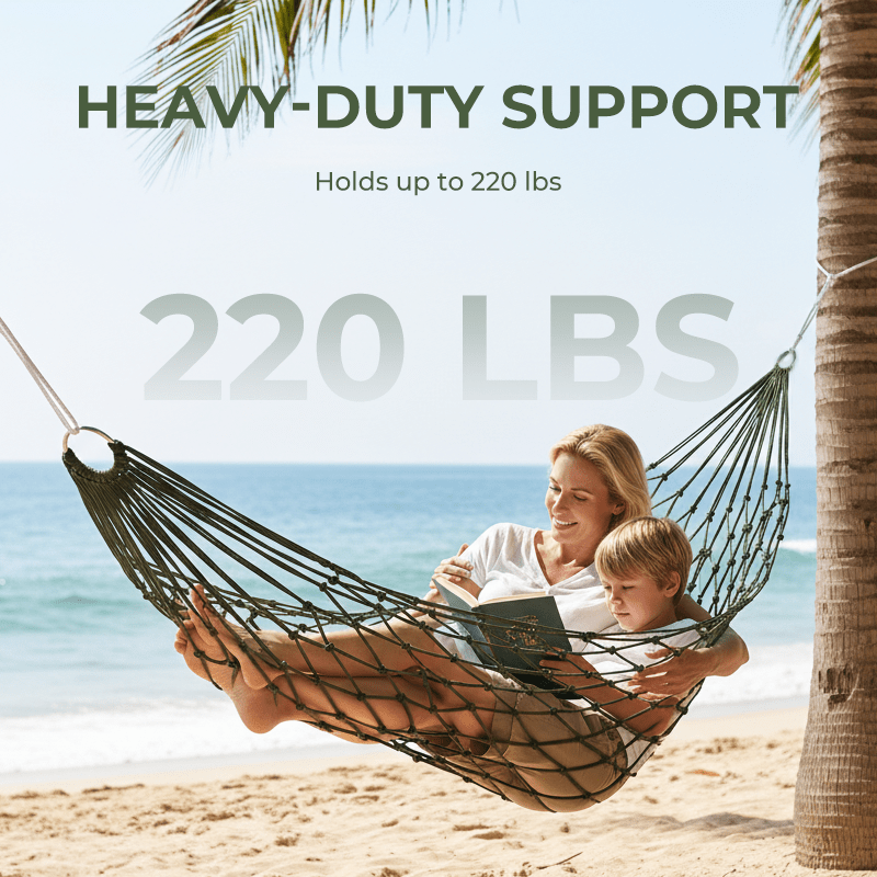 Mira Mesh Hammock | Breathable Nylon, Lightweight - Hartwella