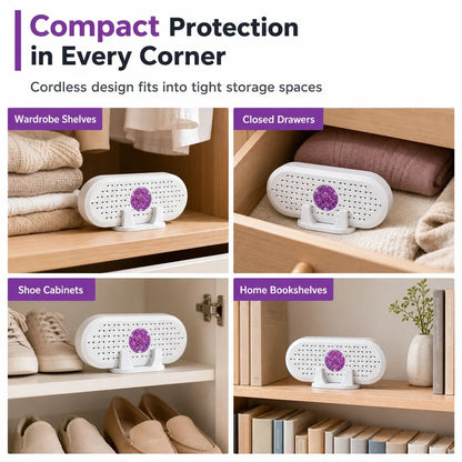 Mira Mini Dehumidifier | Reusable Silica Gel, USB Powered - Hartwella
