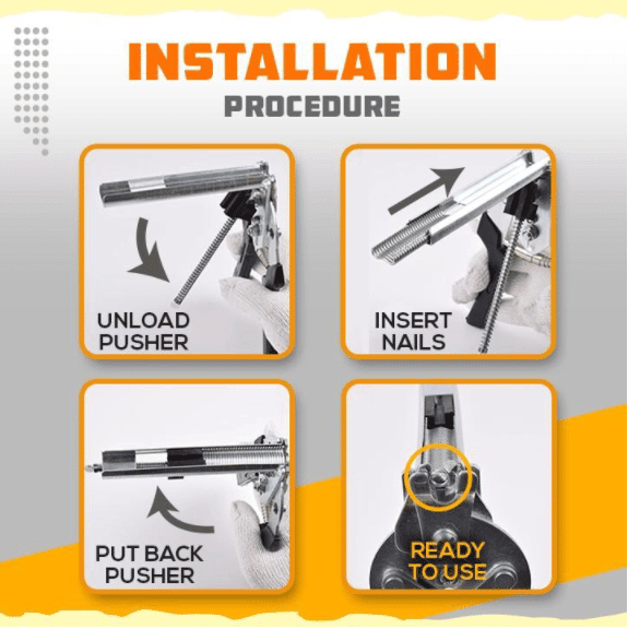 Mira Nail Ring Pliers | Durable Manual Tying Tool - Hartwella