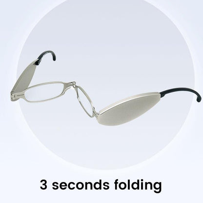 Mira Reading Glasses | Portable Folding Design, Lightweight PC & Al-Mg Alloy - Hartwella