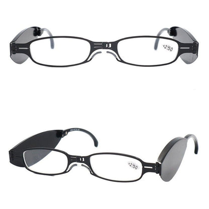 Mira Reading Glasses | Portable Folding Design, Lightweight PC & Al-Mg Alloy - Hartwella