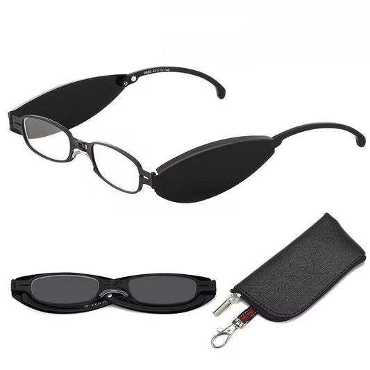 Mira Reading Glasses | Portable Folding Design, Lightweight PC & Al-Mg Alloy - Hartwella