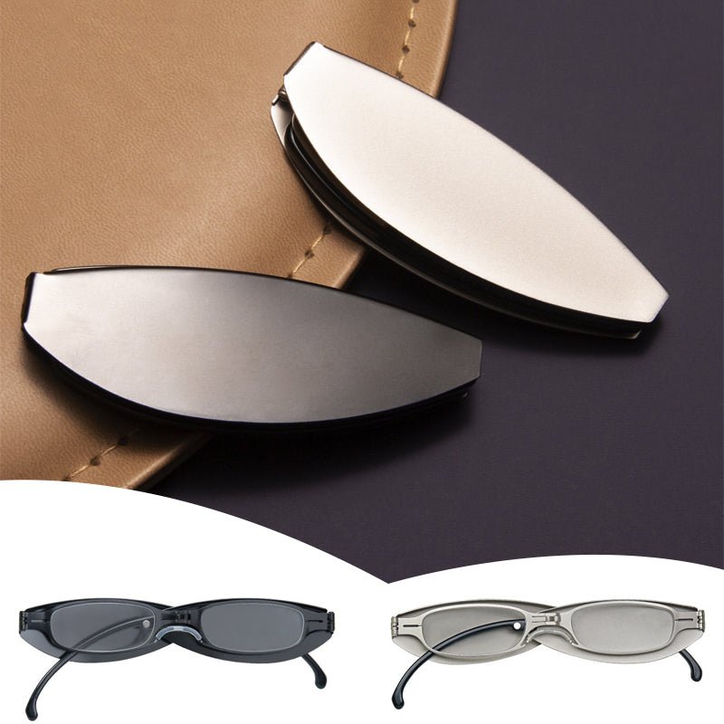 Mira Reading Glasses | Portable Folding Design, Lightweight PC & Al-Mg Alloy - Hartwella