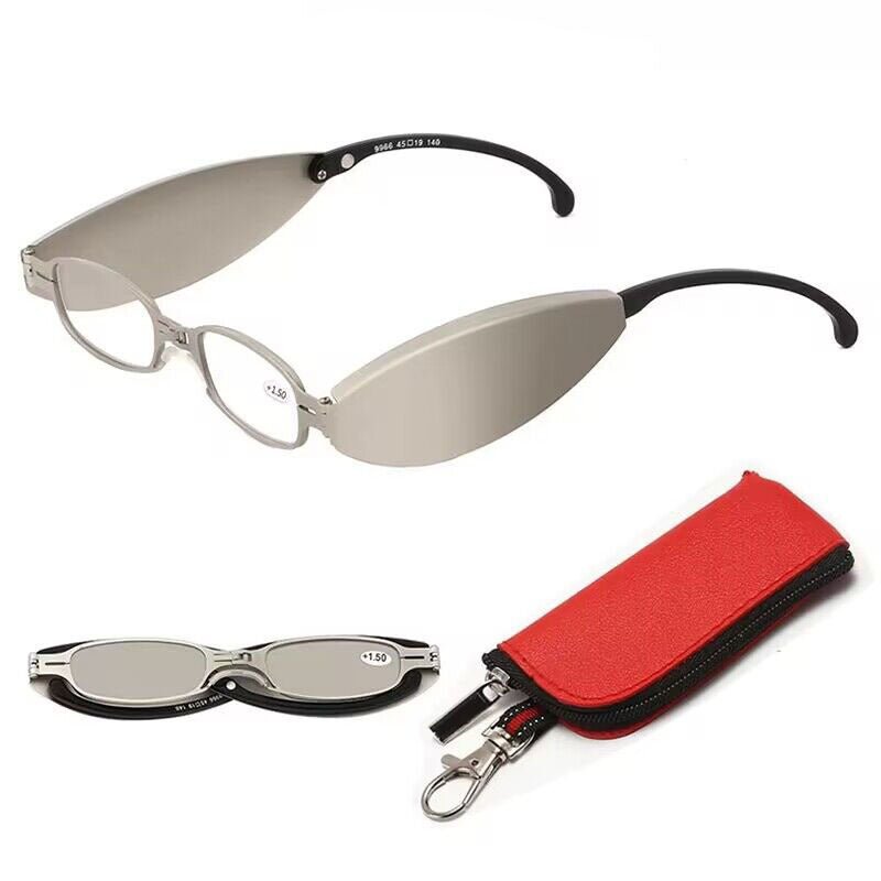 Mira Reading Glasses | Portable Folding Design, Lightweight PC & Al-Mg Alloy - Hartwella