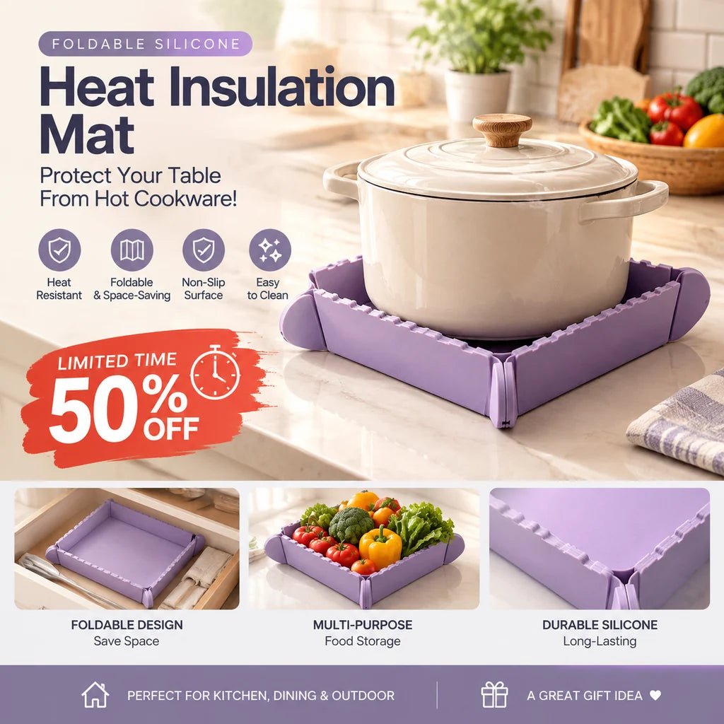 Mira Silicone Trivet | Magnetic, Heat-Resistant for Hot Dishes and Pots - Hartwella