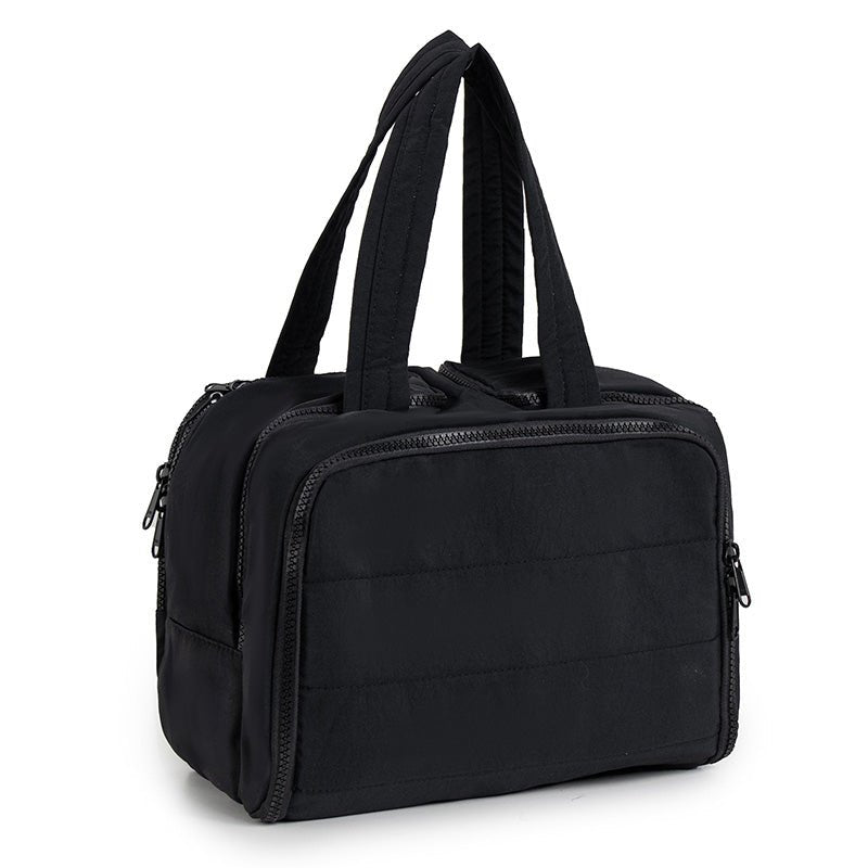 Mira Travel Makeup Bag | Large Capacity, Waterproof Nylon - Hartwella