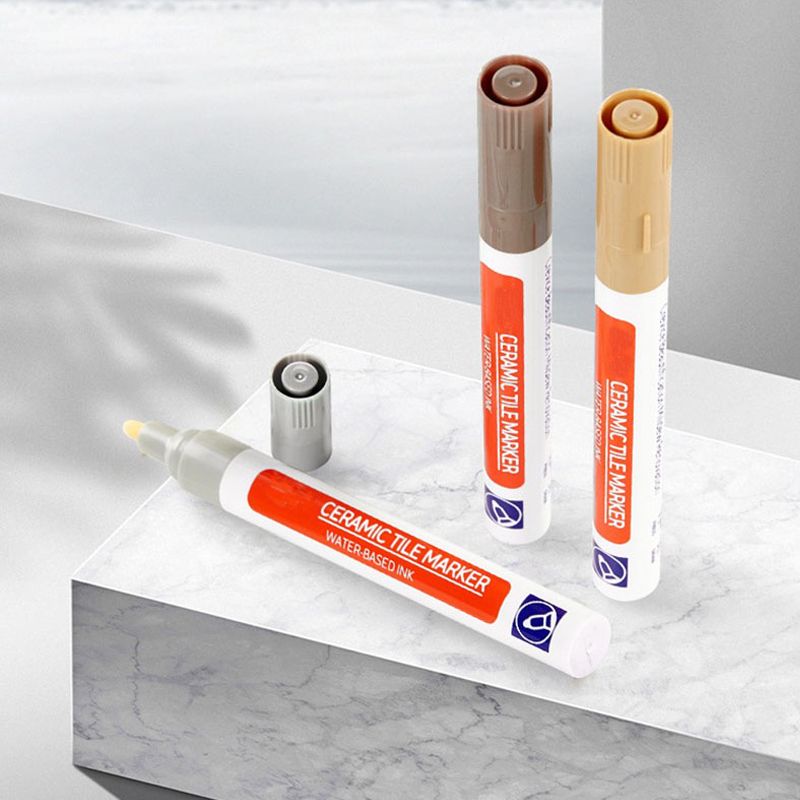 Mosaic Grout Pen | Waterproof, Mold - Resistant White Grout Marker - Hartwella