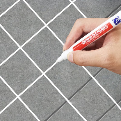 Mosaic Grout Pen | Waterproof, Mold - Resistant White Grout Marker - Hartwella