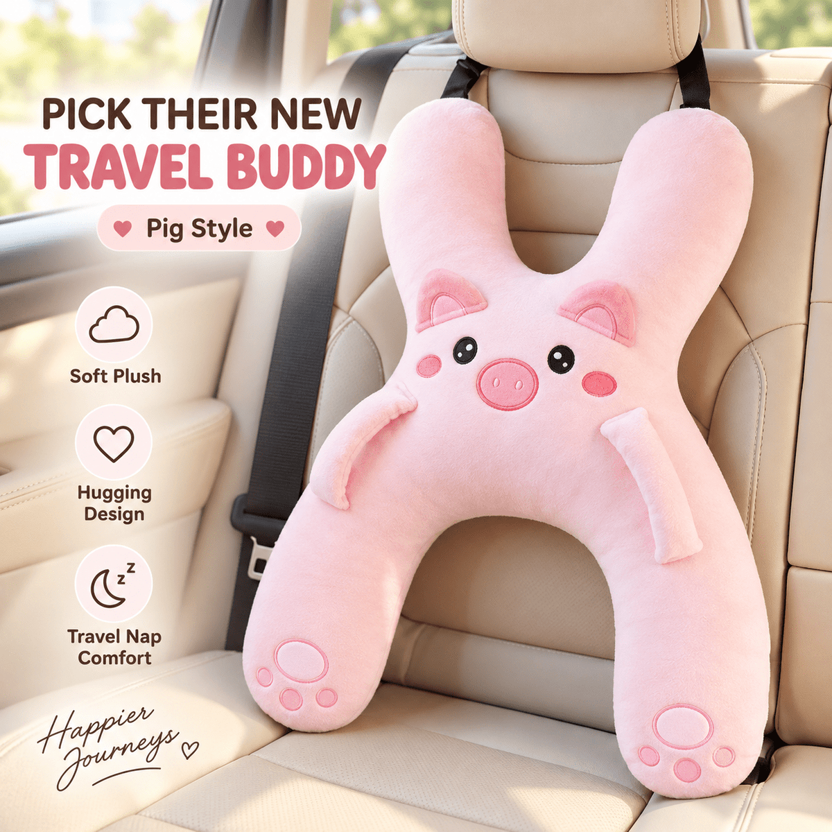 Napsy™ Kids Car Sleep Buddy