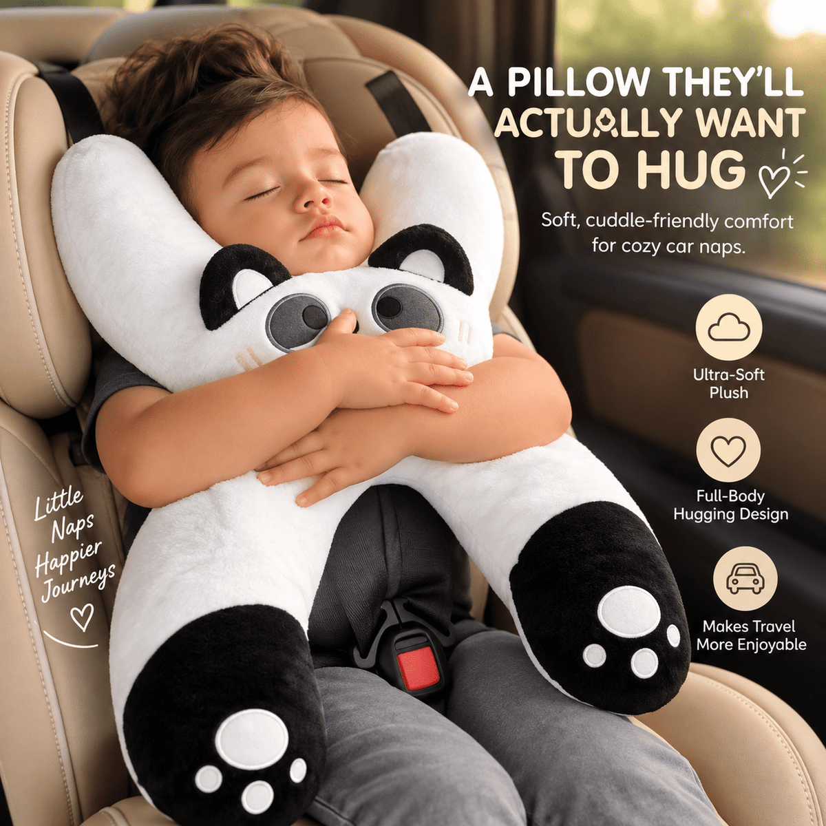 Napsy™ Kids Car Sleep Buddy - Hartwella