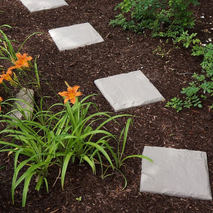 Natura Garden Stones | Durable Resin Decorative Stepping Stones for Pathways - Hartwella