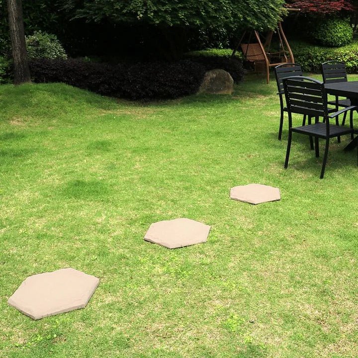Natura Garden Stones | Durable Resin Decorative Stepping Stones for Pathways - Hartwella
