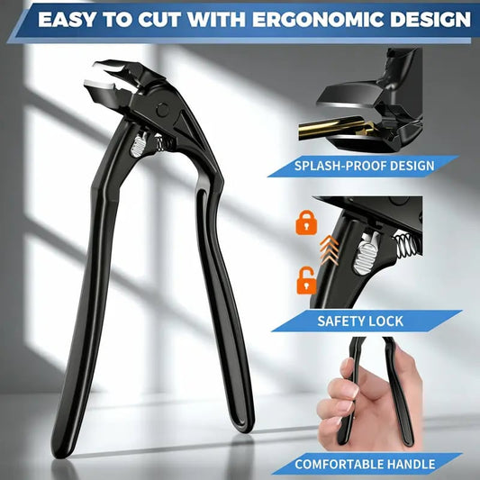 Navi Curved Nail Clipper | Ergonomic, Ideal for Thick Nails and Seniors - Hartwella