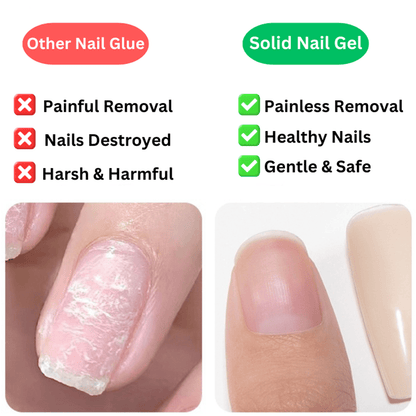 Navi Nail Glue Gel | Fast - Curing, Strong Adhesion for Press - On Nails - Hartwella