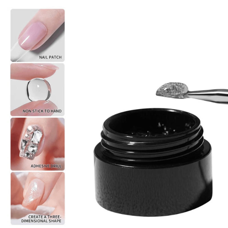 Navi Nail Glue Gel | Fast - Curing, Strong Adhesion for Press - On Nails - Hartwella