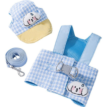 Navi No Pull Dog Harness Set | Breathable Mesh, Adjustable Fit - Hartwella
