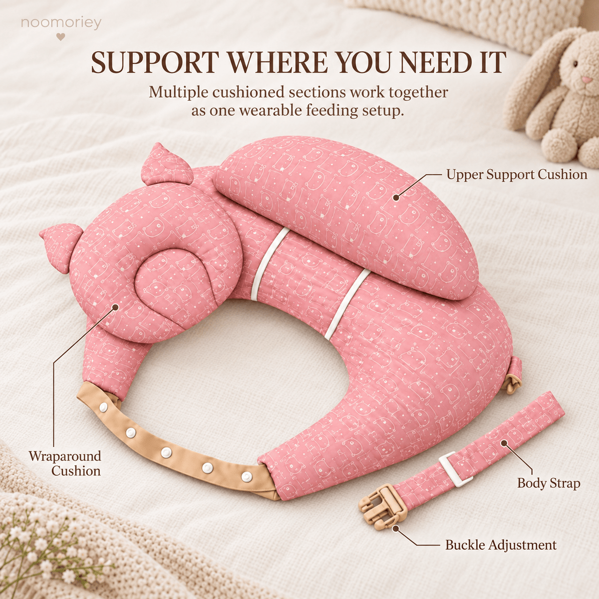 Nestlo™ Wearable Nursing Pillow - Hartwella