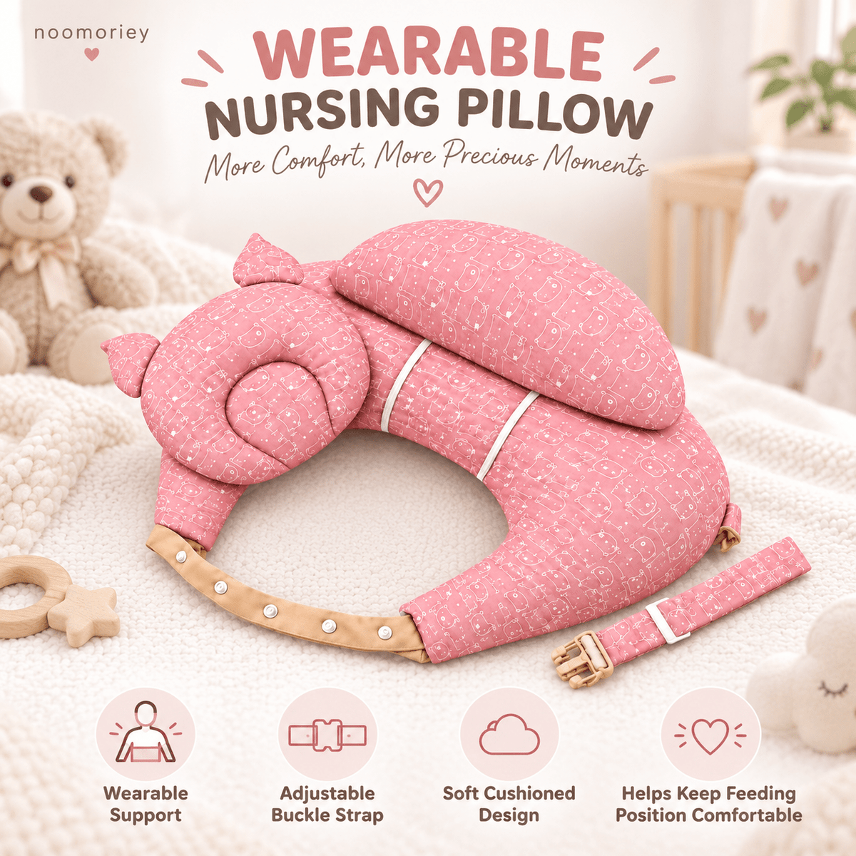 Nestlo™ Wearable Nursing Pillow - Hartwella