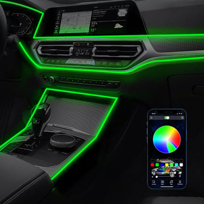 Nexa Car LED Light Strips | Music Sync, App Controlled, USB Powered - Hartwella