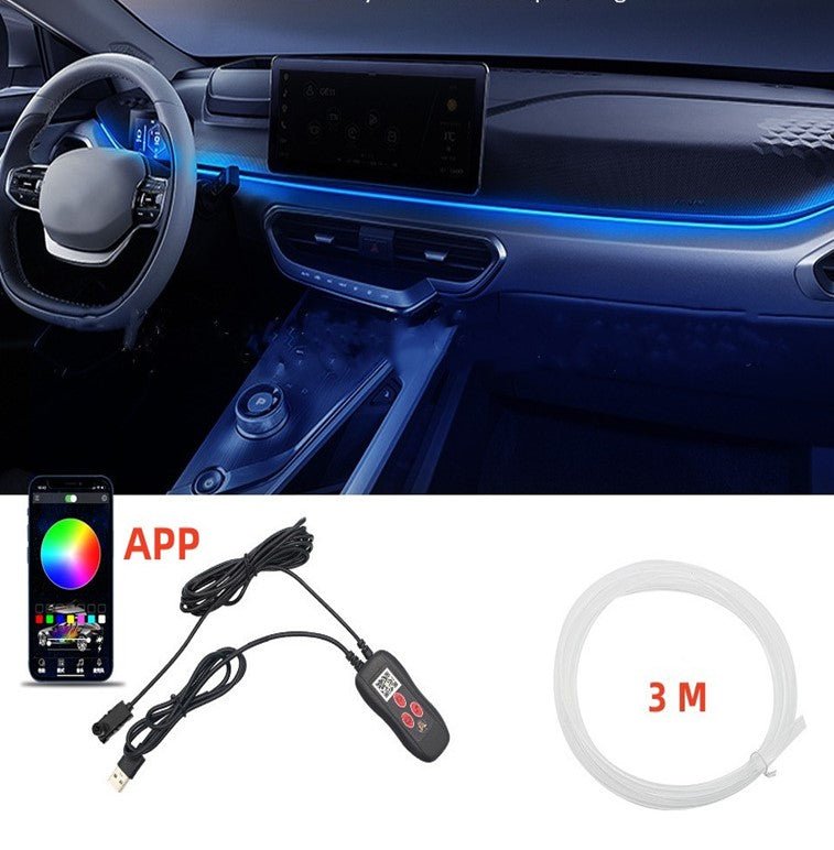 Nexa Car LED Light Strips | Music Sync, App Controlled, USB Powered - Hartwella