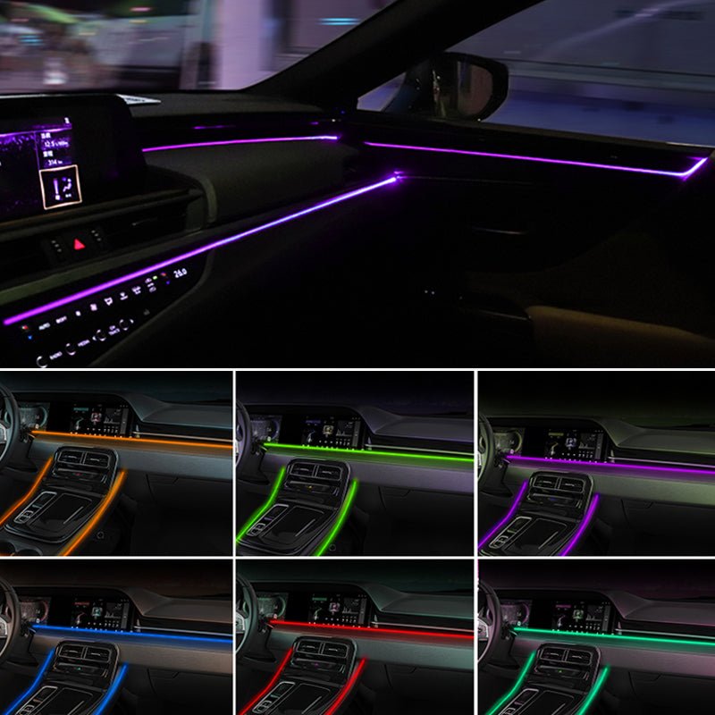 Nexa Car LED Light Strips | Music Sync, App Controlled, USB Powered - Hartwella