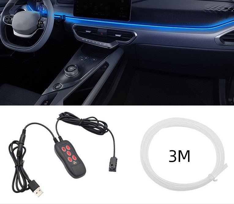 Nexa Car LED Light Strips | Music Sync, App Controlled, USB Powered - Hartwella