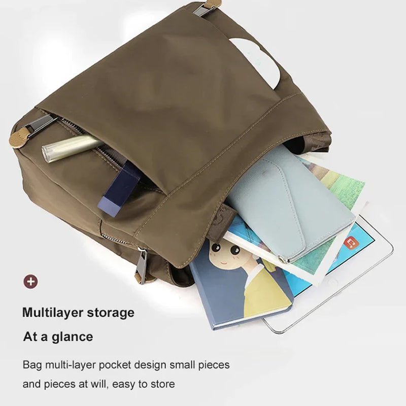 Nexa Crossbody Bag | Large Capacity, Water-Resistant Nylon for Women - Hartwella