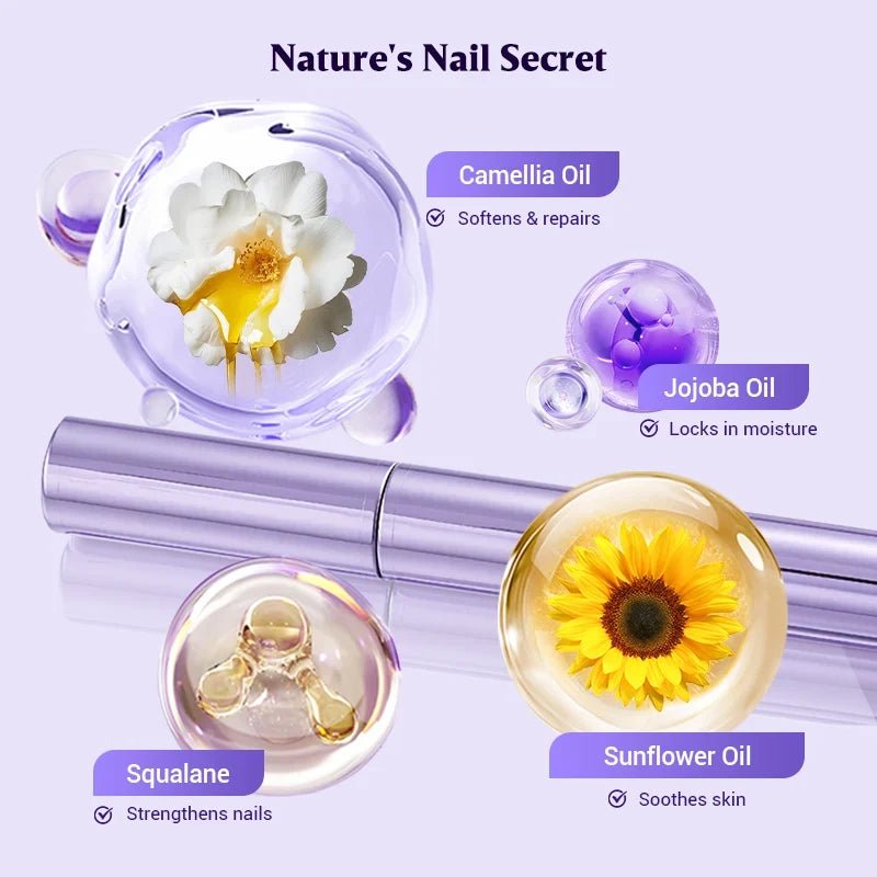 Nexa Nail Care Pen | 3-in-1 Cuticle Remover, Polish Remover & Oil Treatment - Hartwella