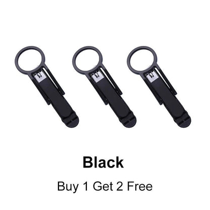 Nexa Nail Clippers Set | 3-Piece with Built-In Magnifier and Splash-Proof Storage Box - Hartwella