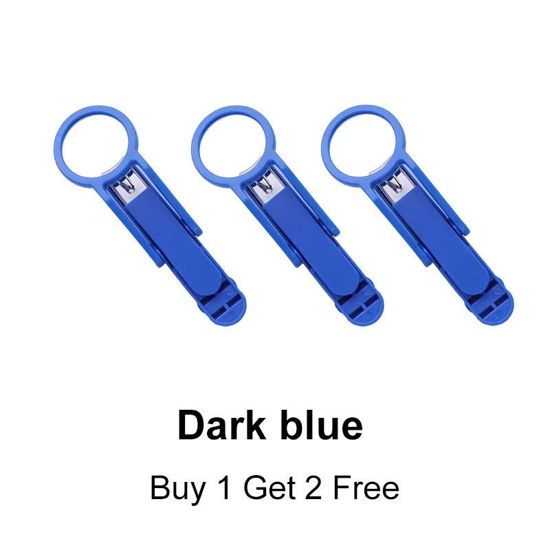 Nexa Nail Clippers Set | 3-Piece with Built-In Magnifier and Splash-Proof Storage Box - Hartwella