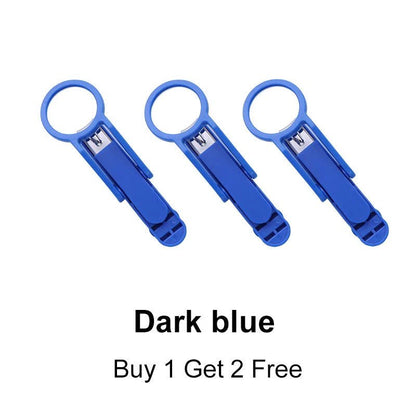 Nexa Nail Clippers Set | 3-Piece with Built-In Magnifier and Splash-Proof Storage Box - Hartwella