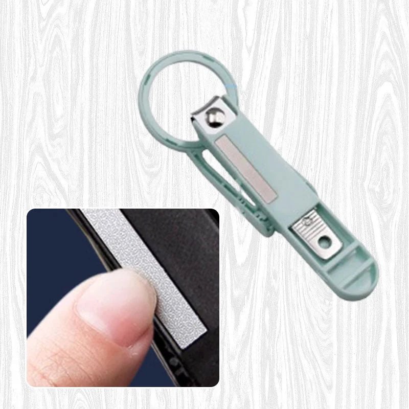 Nexa Nail Clippers Set | 3-Piece with Built-In Magnifier and Splash-Proof Storage Box - Hartwella