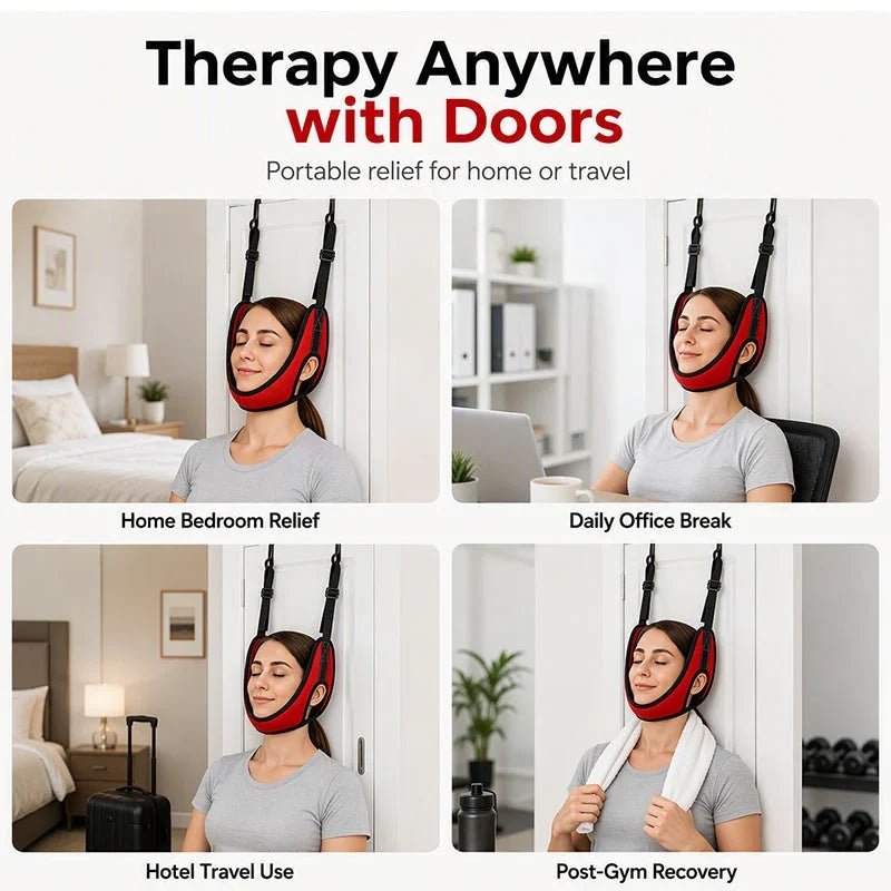 Nexa Neck Traction Sling | Adjustable Polyester for Cervical Spine Support - Hartwella