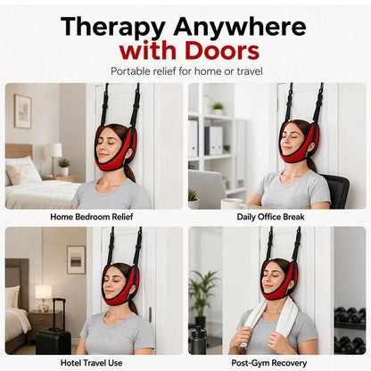 Nexa Neck Traction Sling | Adjustable Polyester for Cervical Spine Support - Hartwella