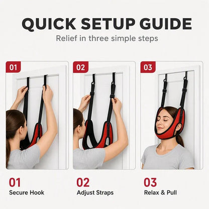 Nexa Neck Traction Sling | Adjustable Polyester for Cervical Spine Support - Hartwella