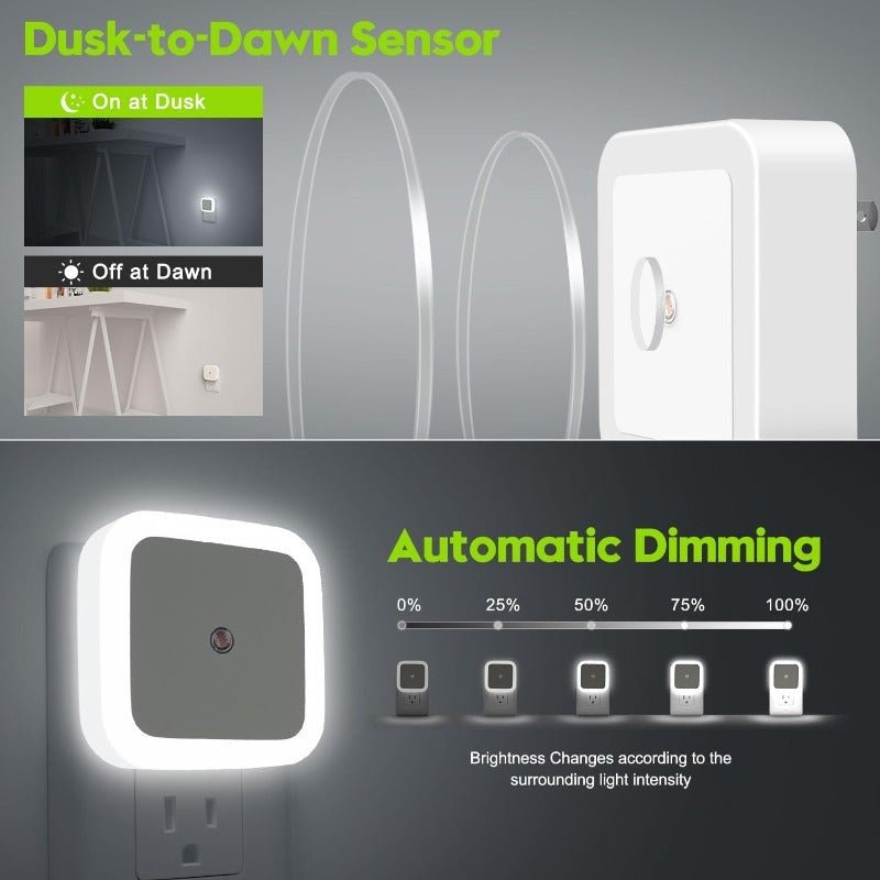 NiteGlow Wall Light | Soft Warm Glow, Compact Design - Hartwella