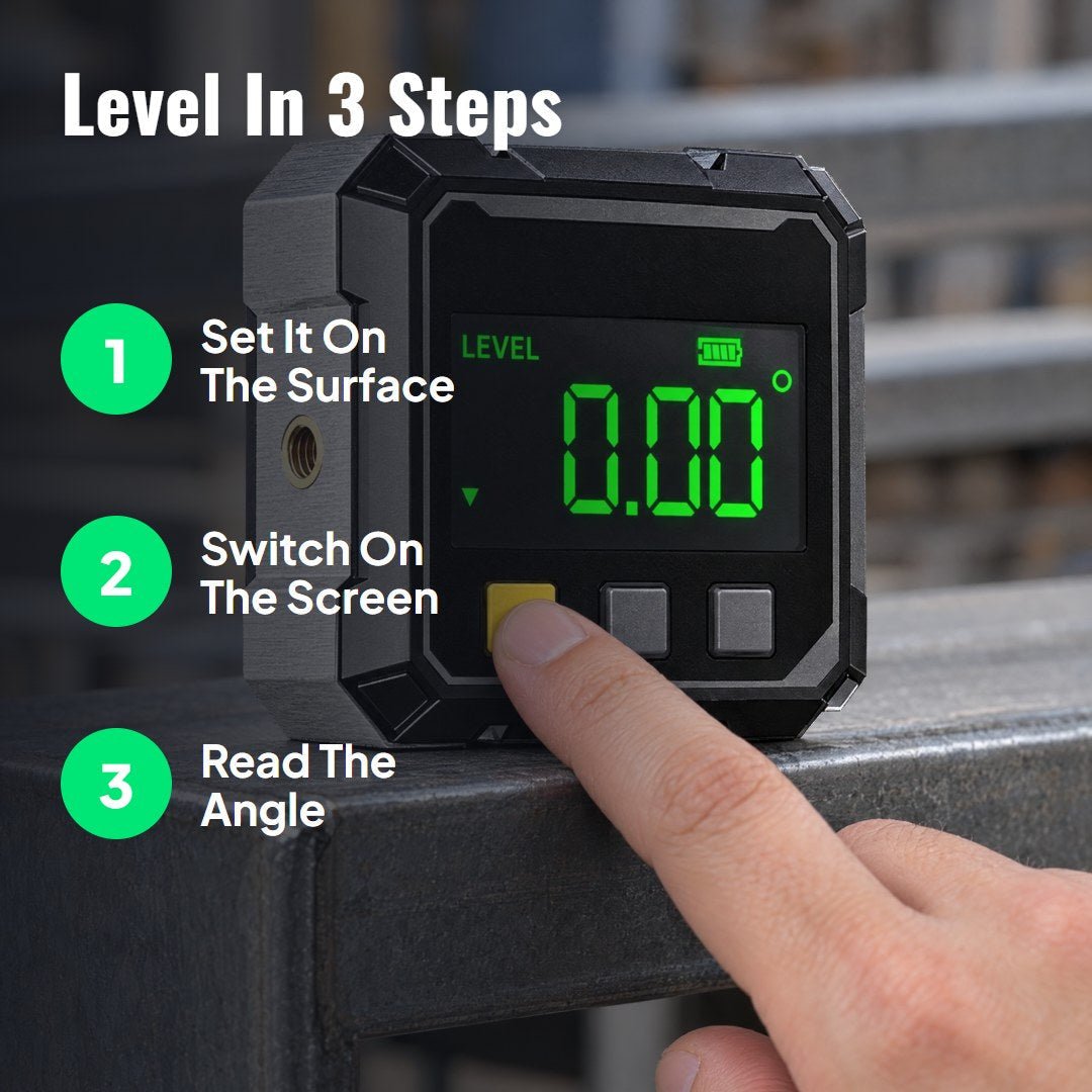 Nivelo™ Digital Inclinometer & Level - Hartwella