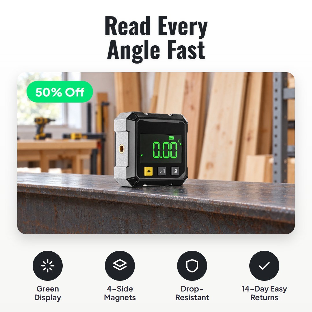 Nivelo™ Digital Inclinometer & Level