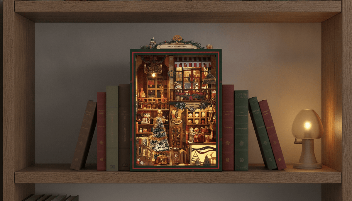 Noelio™ DIY Christmas Book Nook Kit