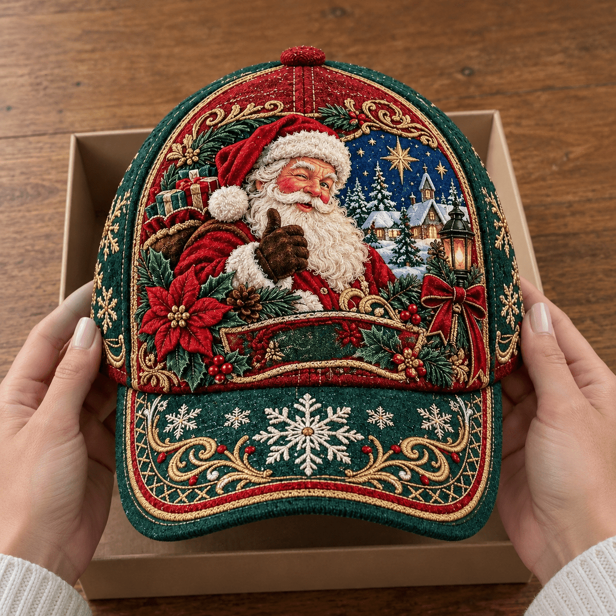 Noelis™ Christmas Graphic Baseball Cap - Hartwella