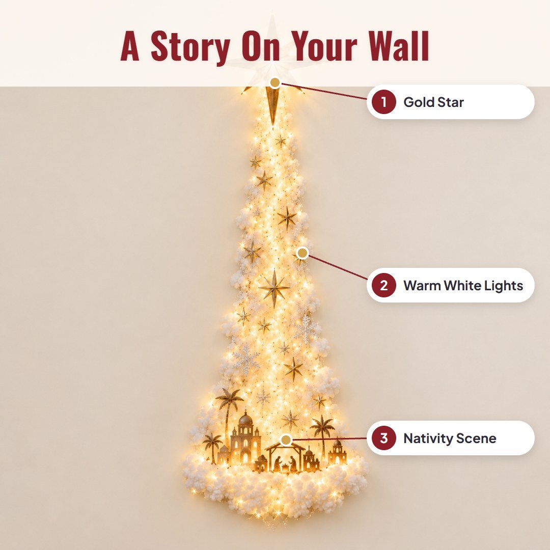Noella™ Christmas Wall Light - Hartwella
